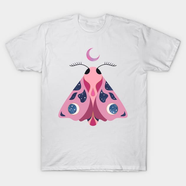 Luna Moth T-Shirt by CarlyWatts